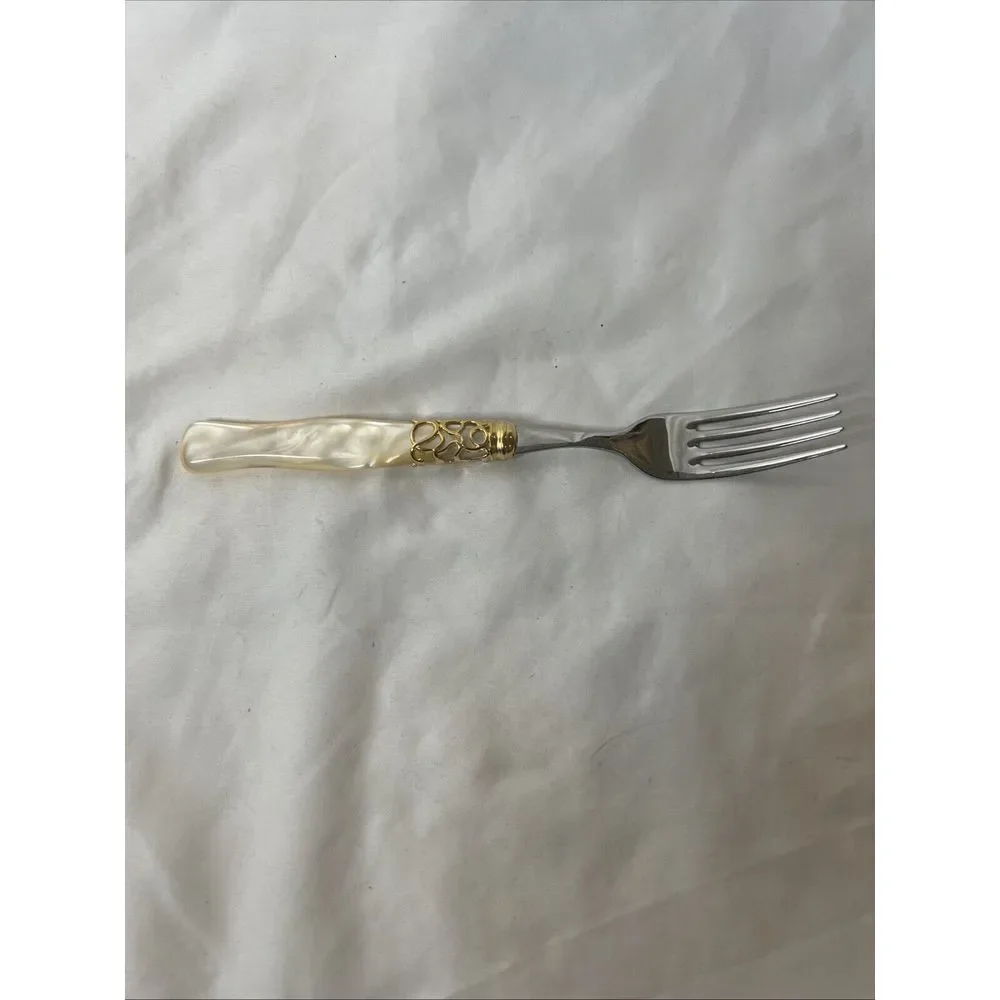Bugatti Italy‎ Melodic Gold Ring 2 Pc Fork Set Stainless Steel 18/10